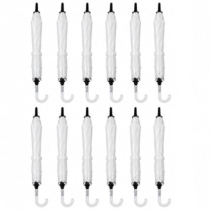 White Umbrella 17 Inch Single Fold At Factory Rate