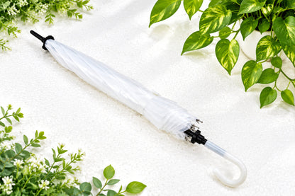 White Umbrella 17 Inch Single Fold At Factory Rate