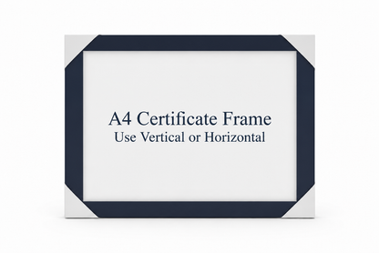 a4 certificate frame