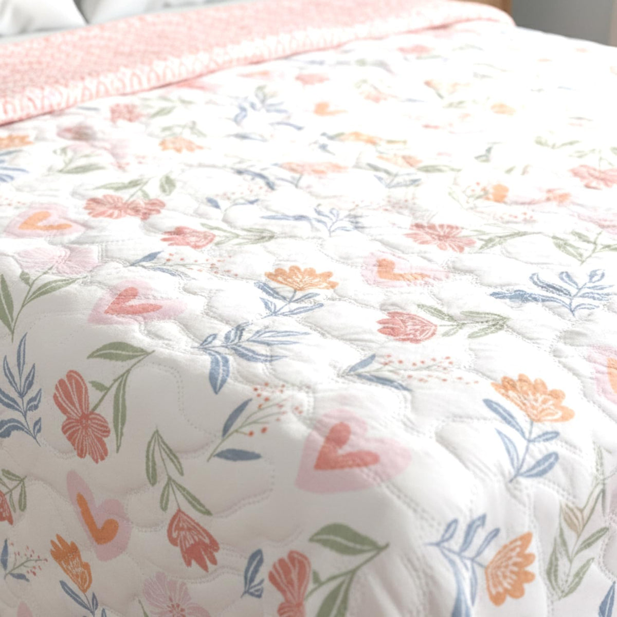 Diwali Gift ₹299 | Reversible Double Bed Cotton Blanket At Factory Rate