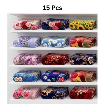 floral blanket for donation