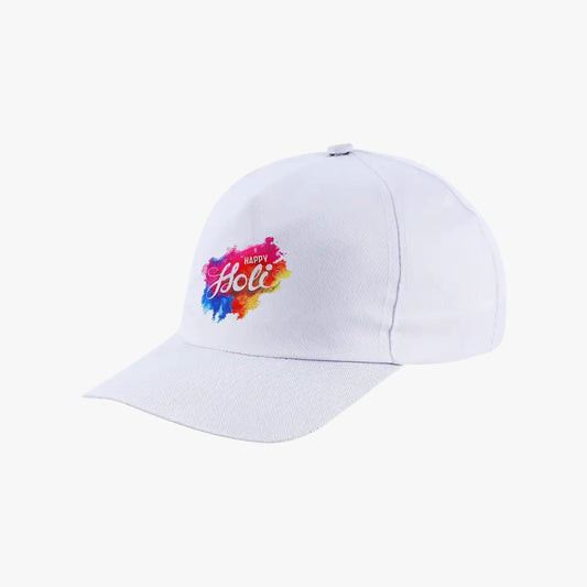 Happy Holi White Caps 