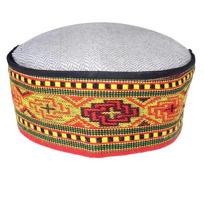 Himachali Woolen Cap for Men Colour & Design May Vary (Multicolor)