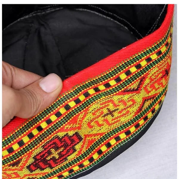 Himachali Woolen Cap for Men Colour & Design May Vary (Multicolor)