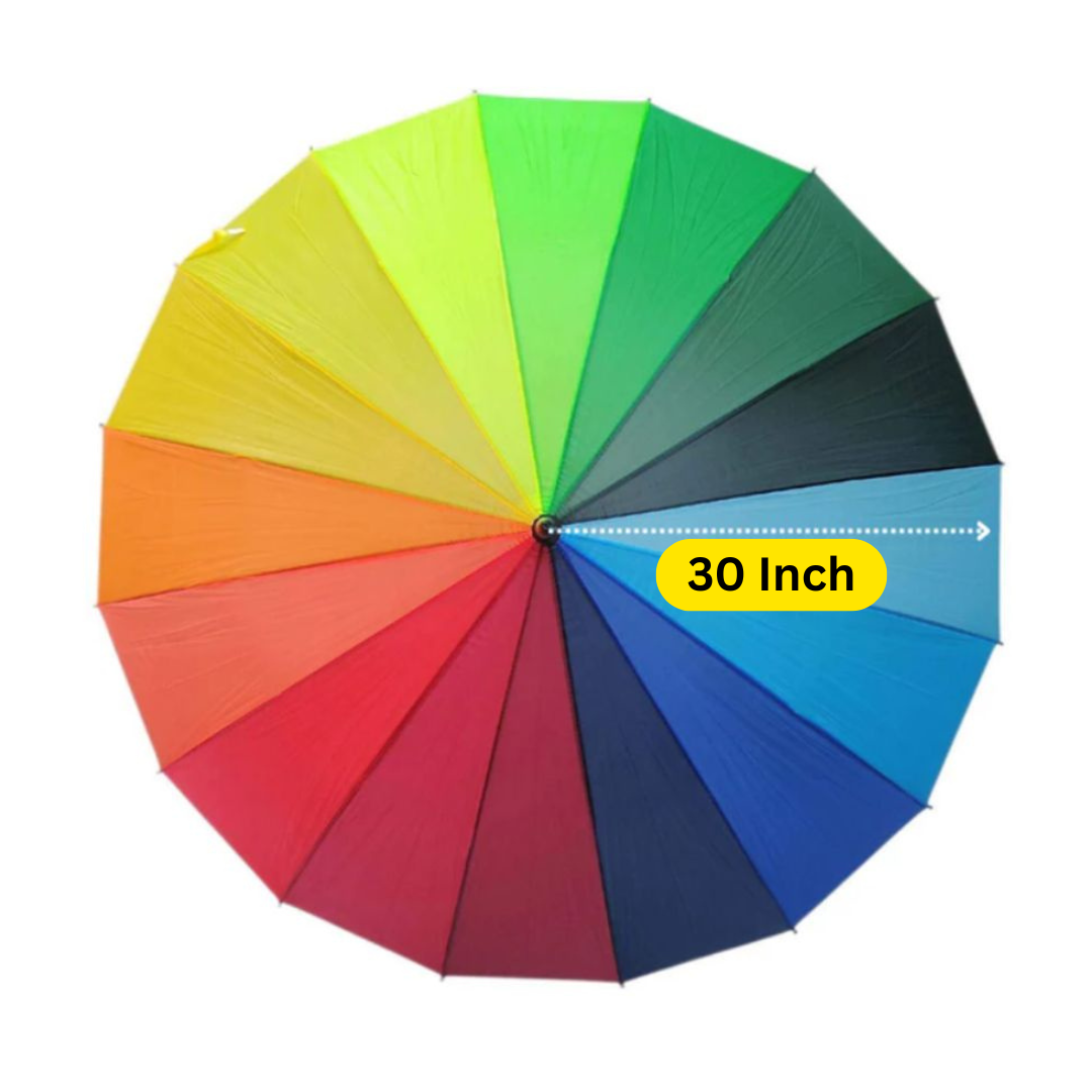 Buy Online Rainbow Umbrella @399/- x 6 Pcs = 2394/-  Free All India Delivery