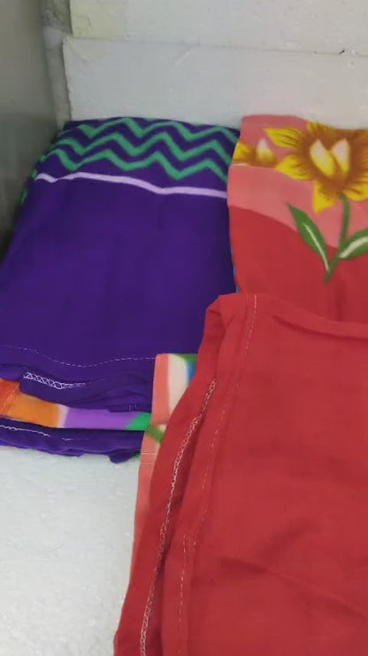Floral Printed Fleece Blanket for Donation | Donation Blankets At Wholesale Price (Floral Print) MOQ 100 Pcs