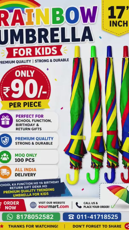 Umbrella Buy Online  Rainbow Umbrella @139/- x 12 Pcs = 1668/- Free All India Delivery