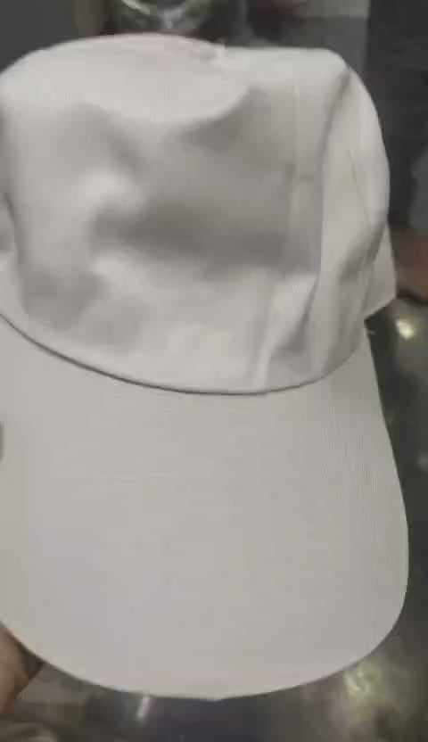 Cricket White Cap for Men | Baseball White Cap & Hats | Cotton Mix