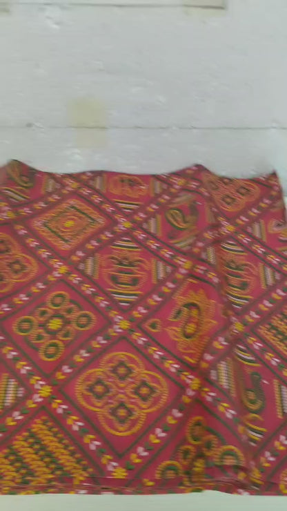 Diwali Gift Packing Paper 18x25 inch, ₹3.5/- per peice MOQ 400 Pcs= 1400/- | Red Jaipuri Chunri Paper