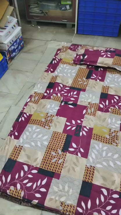 Diwali Gift Single Bed Bedsheet under ₹ 149 | Cotton 53x85 inch, Multicolor MOQ 51 Pcs - ₹7599/-