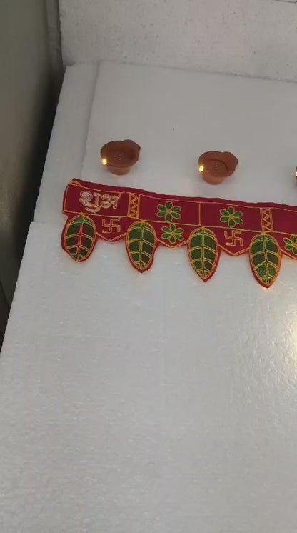Diwali Combo Gift Set Under 149/- | Toran + Diwali Light + 6 Pcs LED Diya