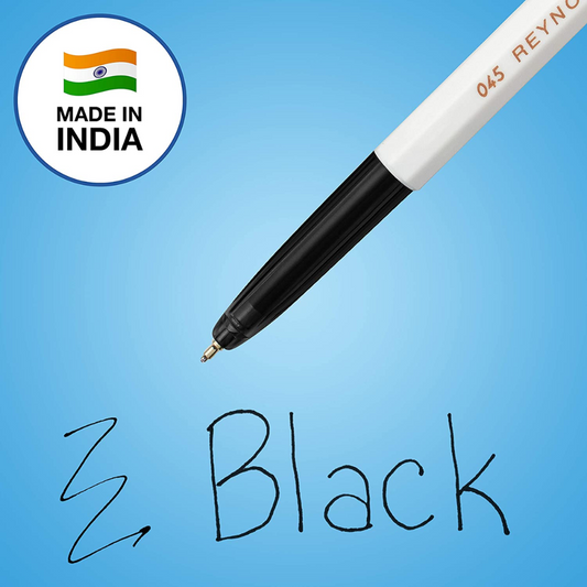 Reynolds 045 Fine Carbure Black Ballpen