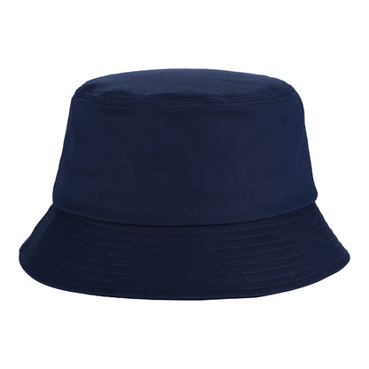 Cotton Bucket Hat, Unisex Cap (Blue)