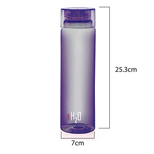Cello Water Bottle Unbreakable H2O 1 Litre Set of 6