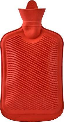 Rubber Hot Water Bag, Rubber Bottle Heating Pad Non Electric Warm Bag For Pain Relief (Color May Vary)