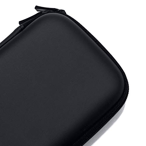 Hard Drive Disk Case, Protective Pouch for 2.5" HDD (Black)