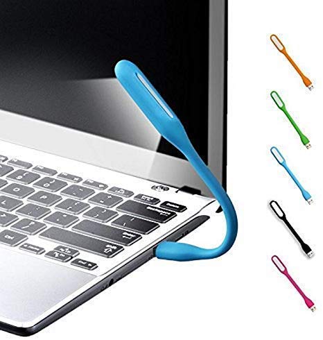 USB LED Light Lamp for Laptop and Powerbanks, Portable Flexible, Small, ( Set of 4 Pcs) Multicolour