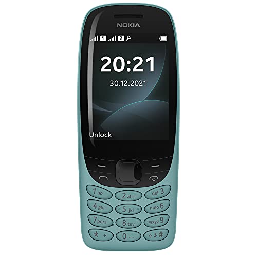 Nokia Mobile  6310 Dual SIM Feature Phone with 2.8” Screen | Blue