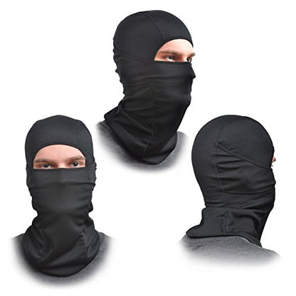 Face Protection Mask for Men and Women, Outdoor Mask for Bikers (Black)