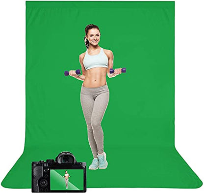 Green Screen 8.25x11.25 ft, Green Photography Backdrop Background, Green Chromakey Panel for Photo Backdrop Video Studio