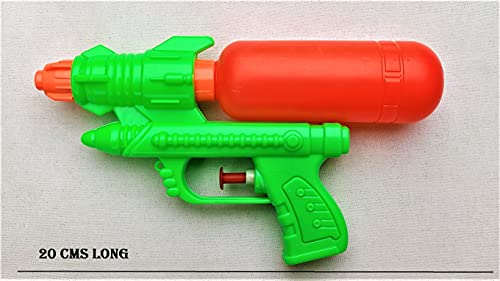 Holi Water Pistol, Long Through Water Gun, Multicolor, (Design May Vary)
