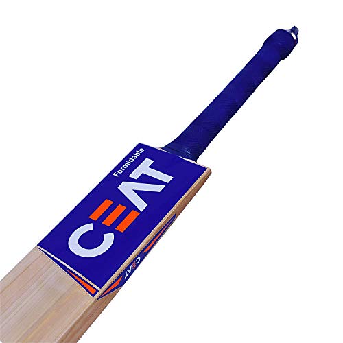 Cricket Bat Wooden (Natural, Size - 6, Not Recommended for Leather Ball), Color & Sticker May Vary