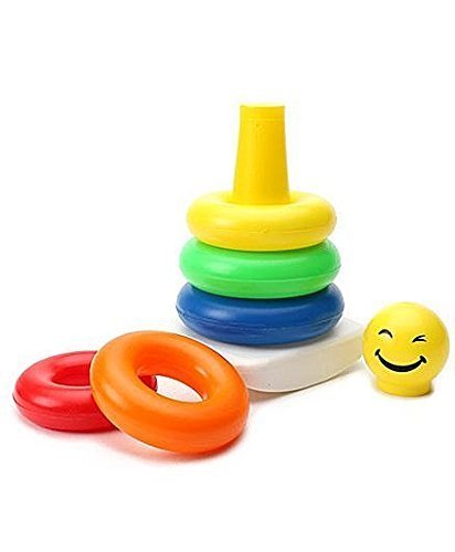 Stacking Rings for Toddlers, (Multicolor, 5 Rings Set)