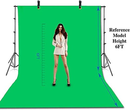 Green Screen Backdrop with Stand, 8.25FT X 11.25FT Wide Green Screen Backdrop with Stand Kit Include Carry Bag
