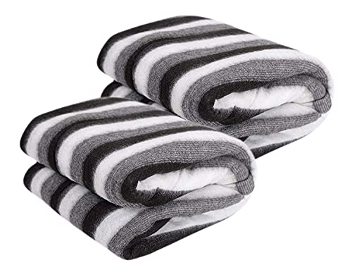 Relief Blanket for Donation (White and Black, Pack of 4)