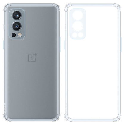 Transparent Silicone Mobile Back Cover for Oneplus Nord 2  (Soft & Flexible Back Cover)