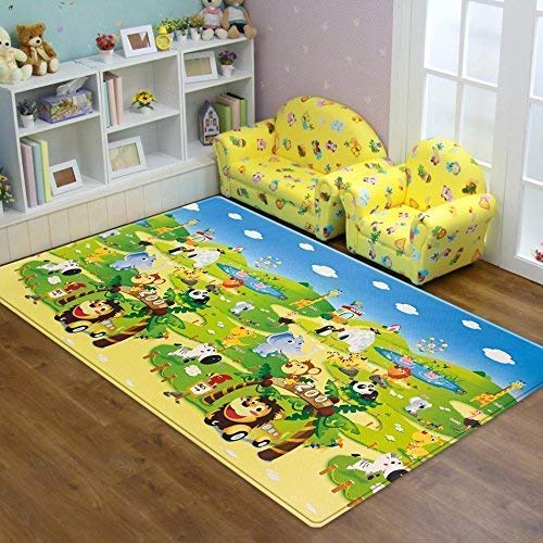 Baby Play Mat, Play Mats for Kids Large Size, Baby Carpet, Play Mat Crawling Baby (6 Feet X 4 Feet)