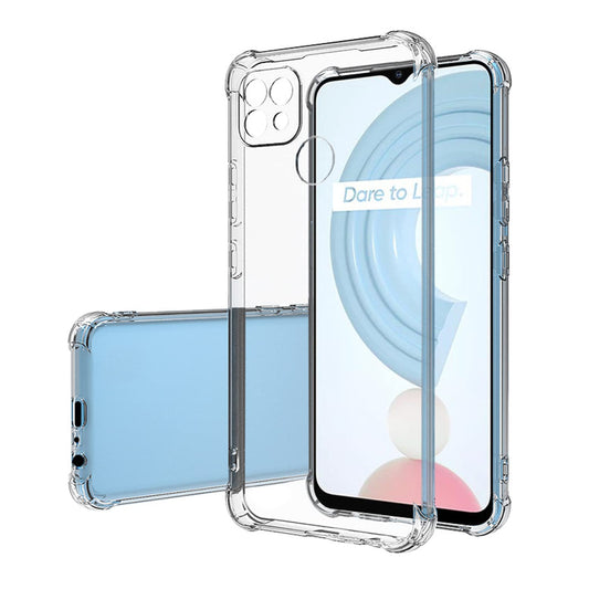 Transparent Silicone Mobile Back Cover for Mi Redmi 9C (Soft & Flexible Back Cover)
