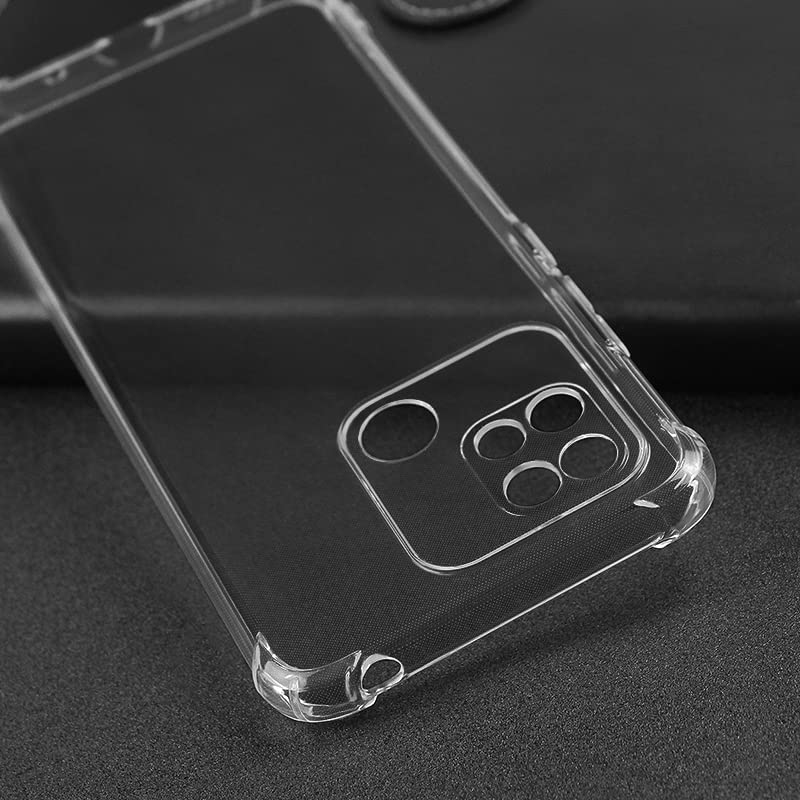 Transparent Silicone Mobile Back Cover for Mi Redmi 10 Power (Soft & Flexible Back Cover)