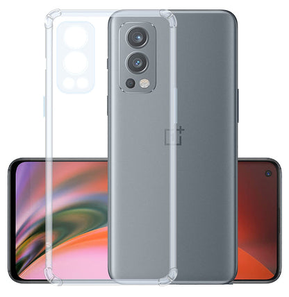 Transparent Silicone Mobile Back Cover for Oneplus Nord 2  (Soft & Flexible Back Cover)