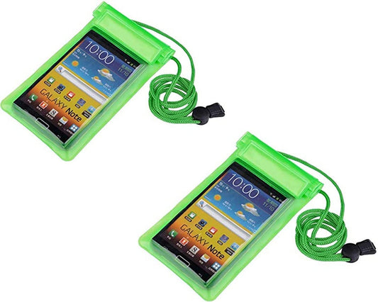 Universal Two Waterproof Phone Pouch Dry Bag Cover, Pack of 2 Pcs  @99.90/-(Color & Design May Vary)