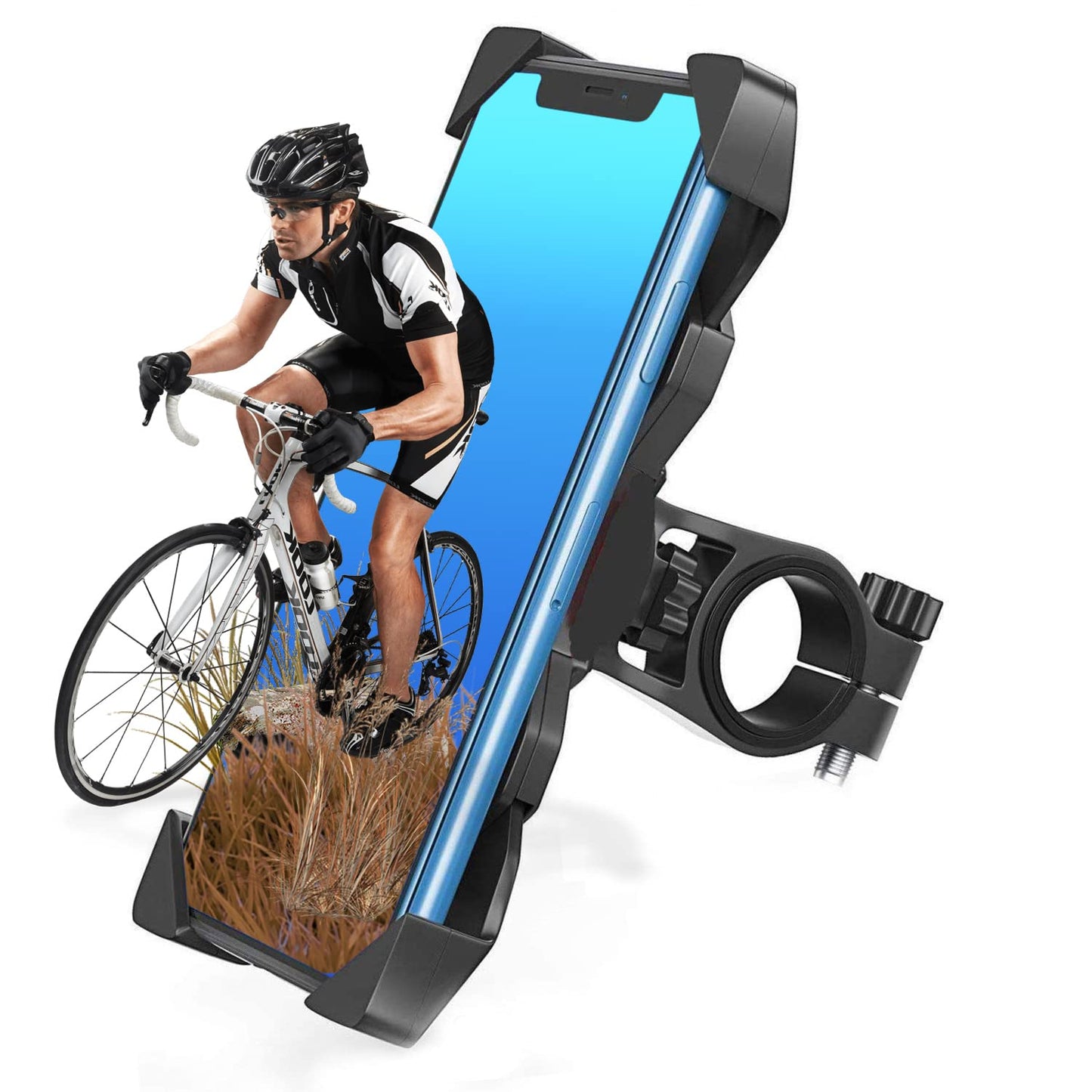 Mobile Phone Holder for Bike, GPS Tracking Mobile Bike Stand