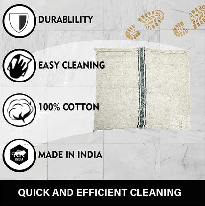 Mop Cloth for Floor Cleaning | Pocha for Floor Cleaning | Dry Sweeping Cloth | Floor mop | Dry Mop for Sweeping Floor | Dusting Cloth (4 Pcs)