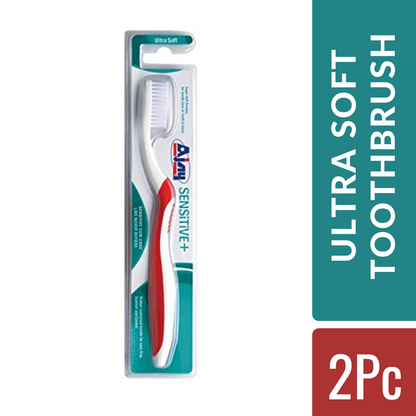 Ajay Sensitive Plus Toothbrush, Ultra Soft (Pack of 2)