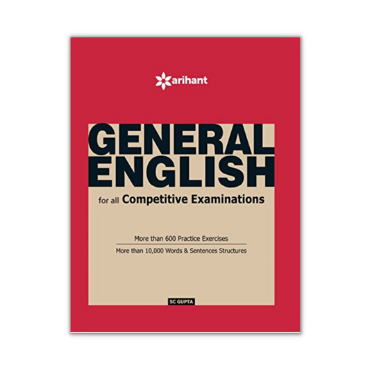 General English for All Competitive Examinations Book by SC GUPTA, Paperback