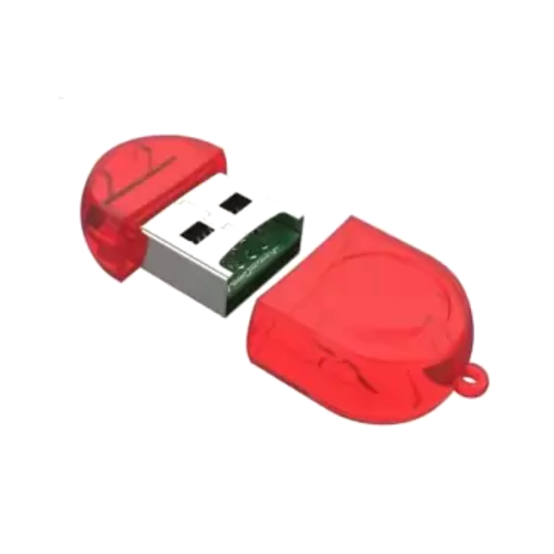 Memory Card Reader for Micro SD Card, Pack of 2 (Multicolor)