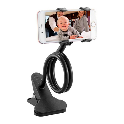 Cell Phone Holder Clip Clamp Stand, Universal | Cell Phone Holder Clip Clamp Stand, Universal (Black)(Black)