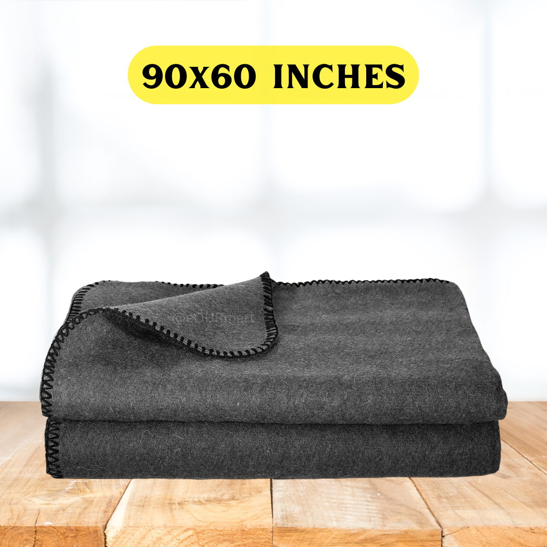 Non Woven Relief Blanket for Donation, Grey Single Bed