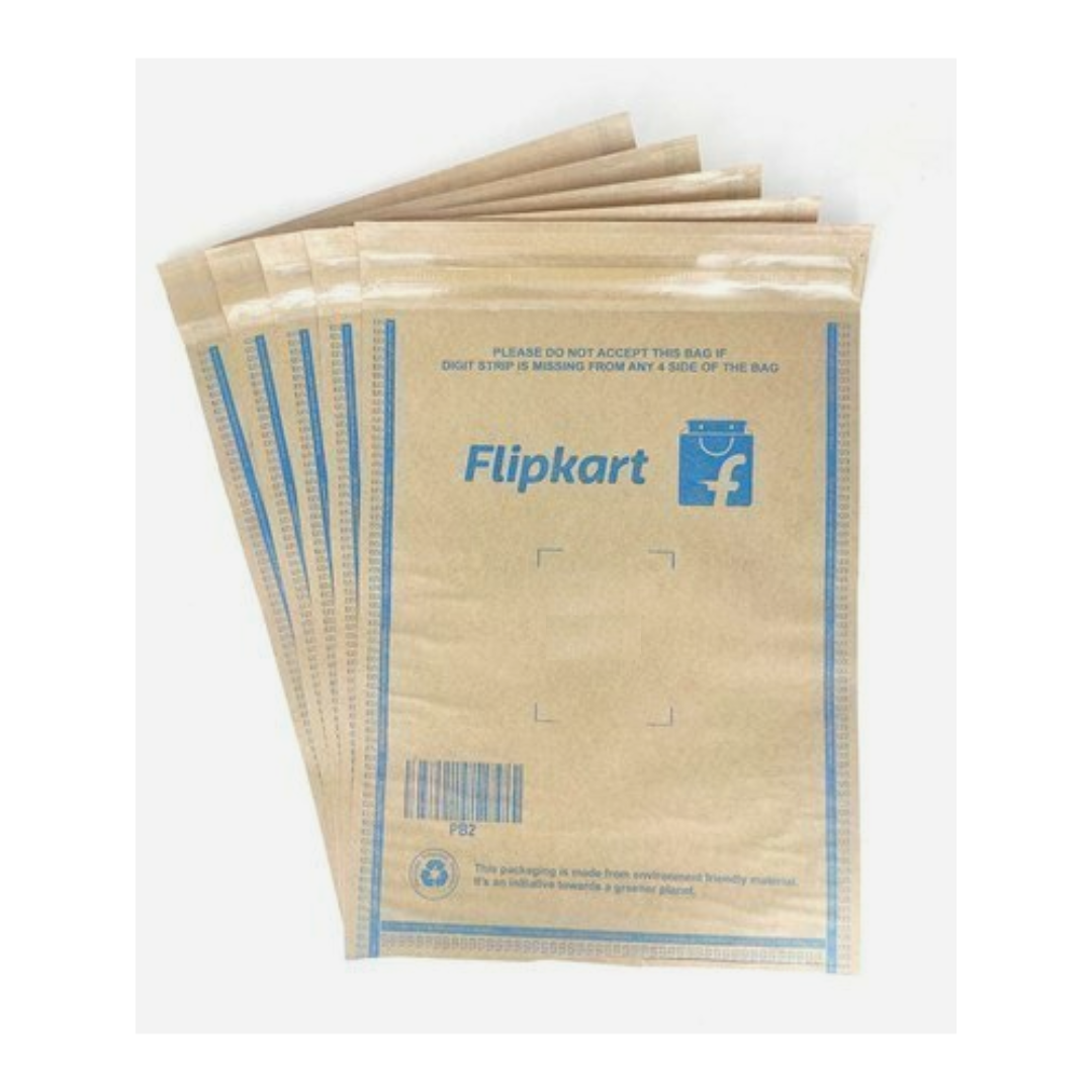 Flipkart Printed Paper Courier Bags, Inches, (PB-1, 100 Bags)6x8