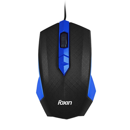 Foxin Smart-Blue Wired Plug & Play USB Mouse