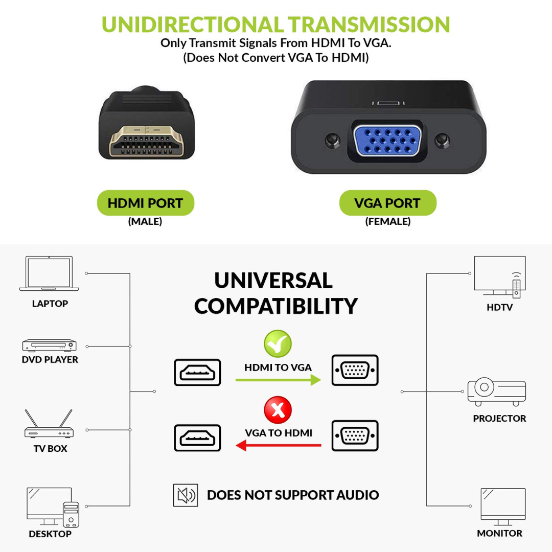 Buy HDMI to VGA Cable Online in India Lowest Price Under 99