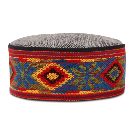 Himachali Woolen Cap for Men Colour & Design May Vary (Multicolor)