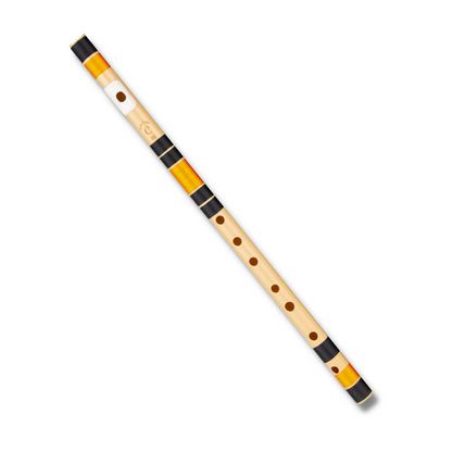 Flute PVC Fiber, Right Handed C Natural, Free Cover, Tuned With Tanpura