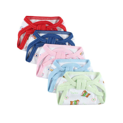 Cotton Cloth Langot/Nappies for New Born Baby (Multicolor, Pack of 6)