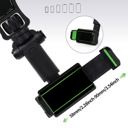 Universal Clip Mobile Holder for Car, 360 Rotation (Black)