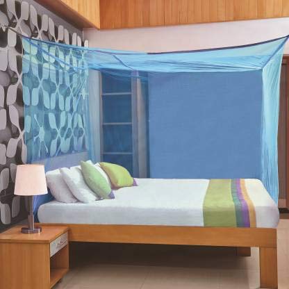 Mosquito Net Single Bed | Hanging Machhardani, Multicolor ( 3' x 6')